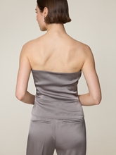 Image sur Top bandeau en satin