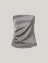 Image sur Top bandeau en satin