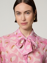 Image sur Chemisier à imprimé rétro