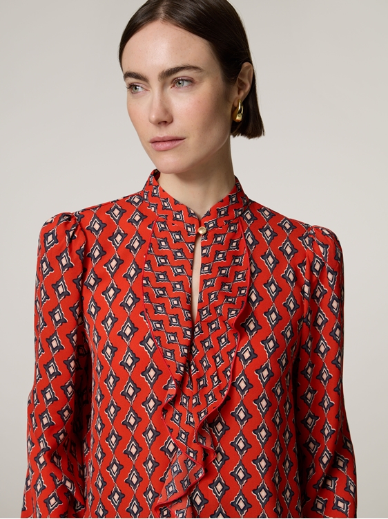 Bild von Bluse mit Volant-Details