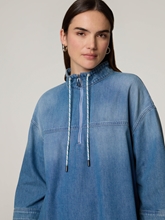 Bild von Jeansbluse mit Blaumwolle