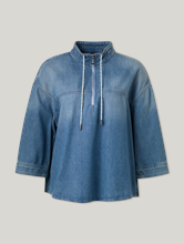Bild von Jeansbluse mit Blaumwolle