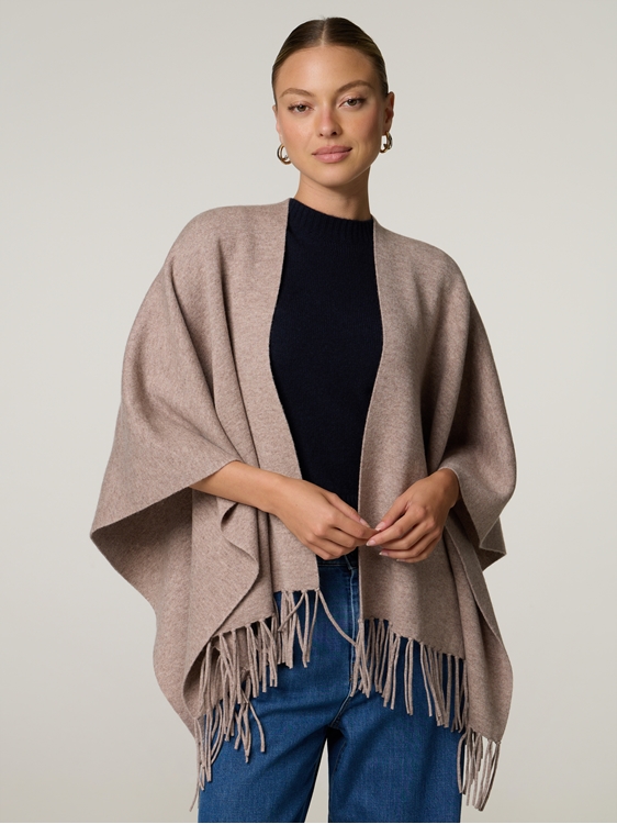 Bild von Poncho mit Kaschmir