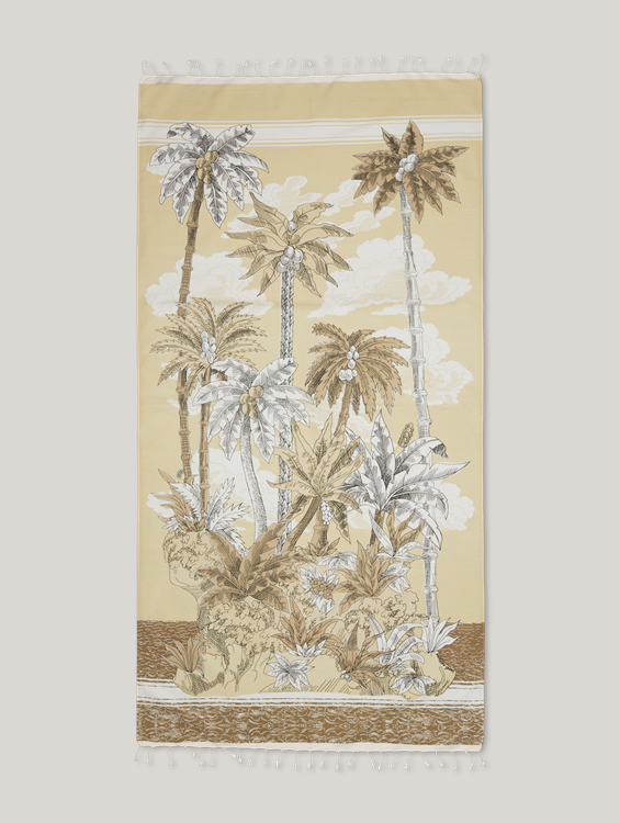 Bild von Strandtuch mit Print