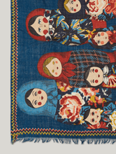 Image sur Foulard russe Matrioschka