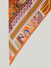 Image sur Foulard triangle en soie