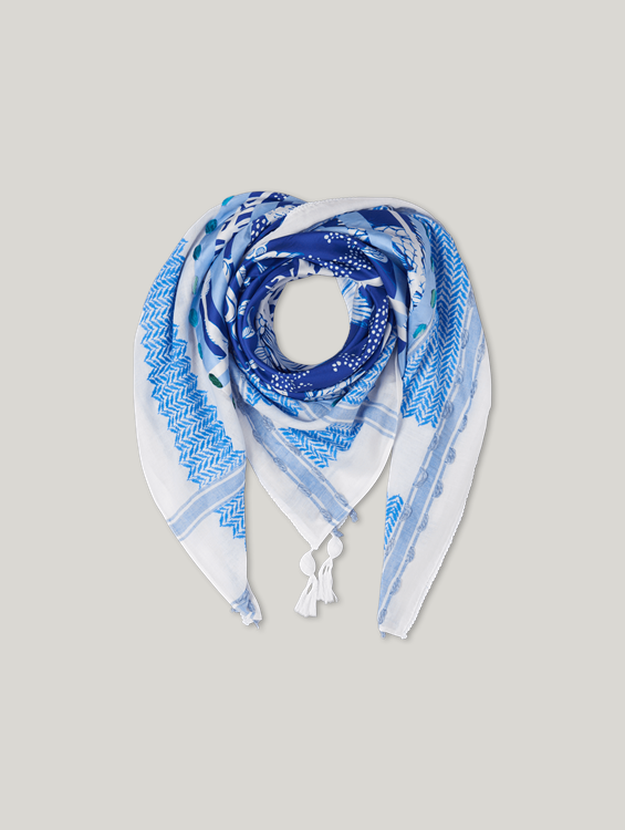 Bild von Tuch mit Fisch Print