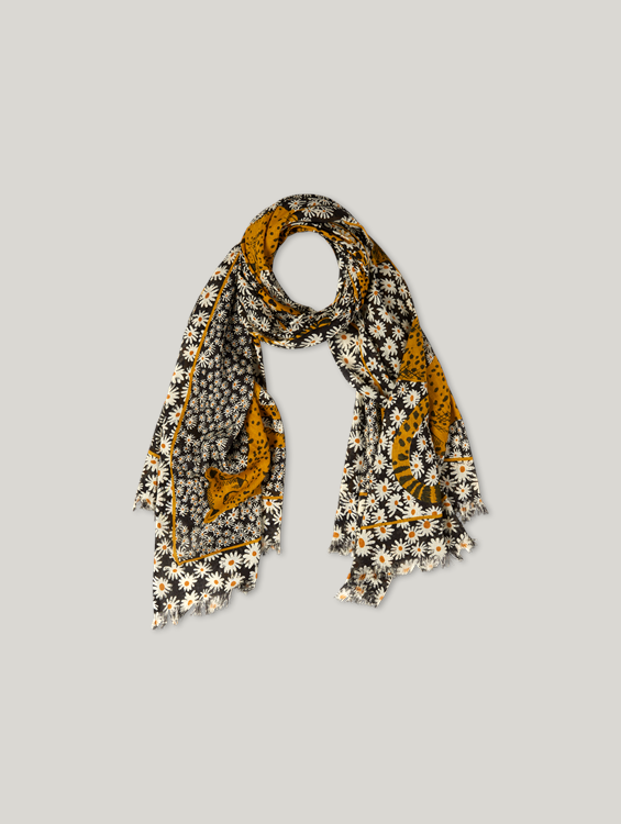 Bild von Schal mit Animal-Print