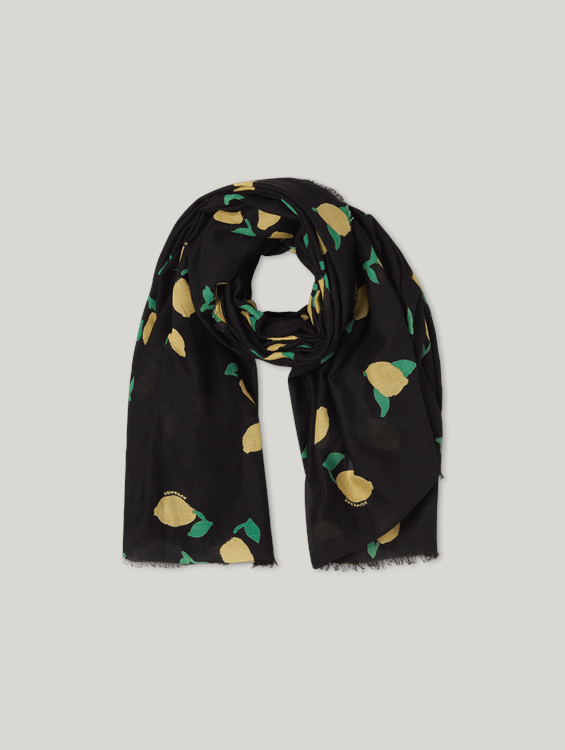 Bild von Tuch mit Limonen-Print