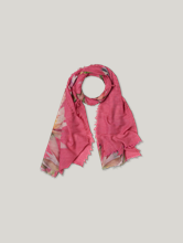 Bild von Schal mit Lilien-Print