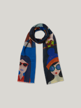 Bild von Schal mit Print