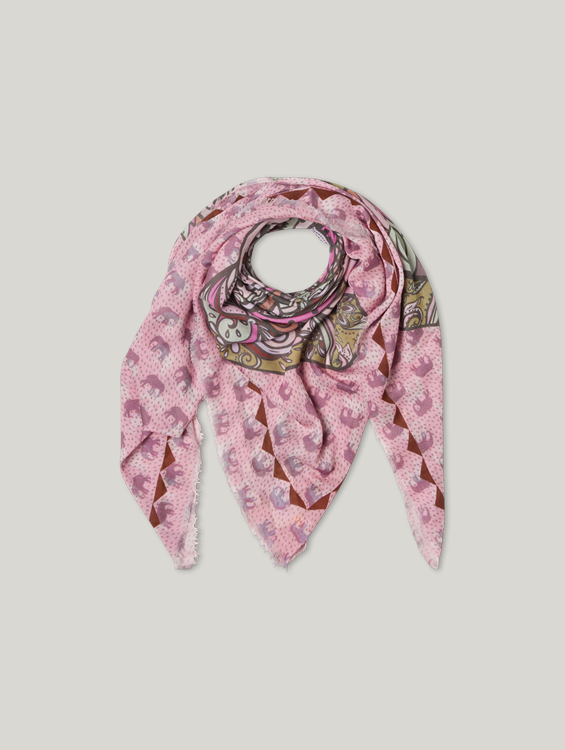 Bild von Tuch mit Elefanten-Motiv