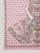 Bild von Tuch mit Elefanten-Motiv