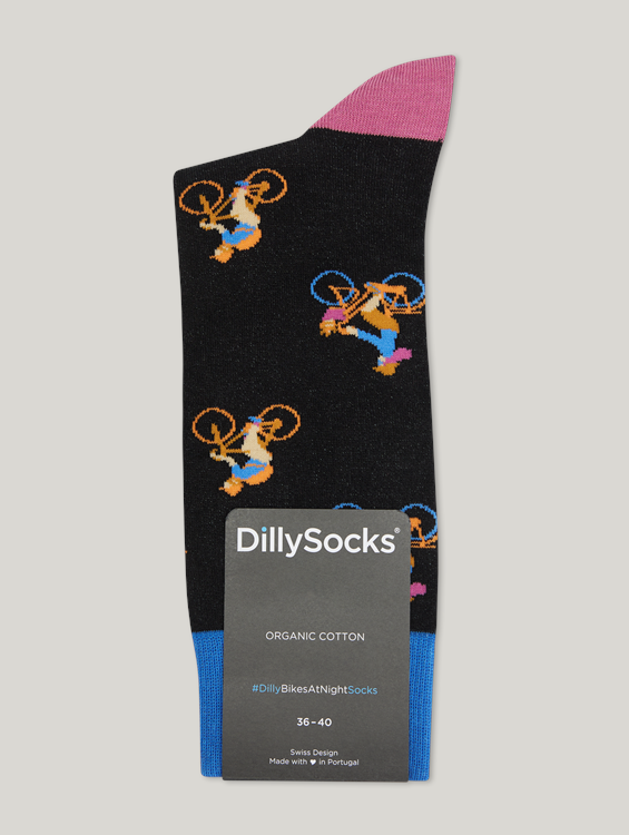 Image sur Chaussettes BIKES AT NIGHT