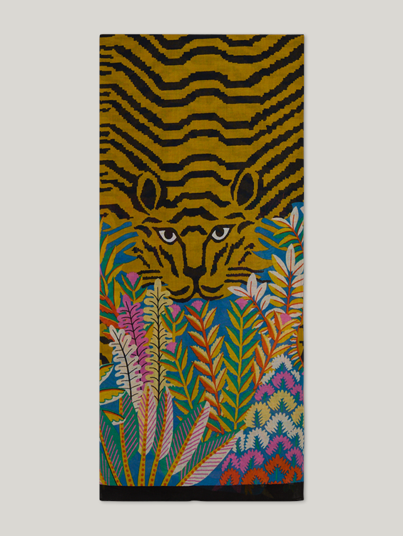 Bild von Tuch mit Print