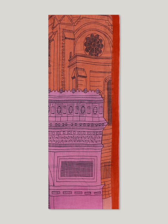 Bild von Tuch mit Print