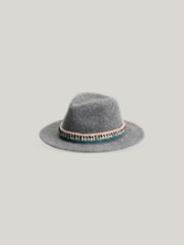 Bild von Hut aus Wolle mit Strickband