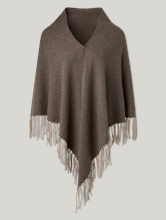 Bild von Poncho mit Kaschmir