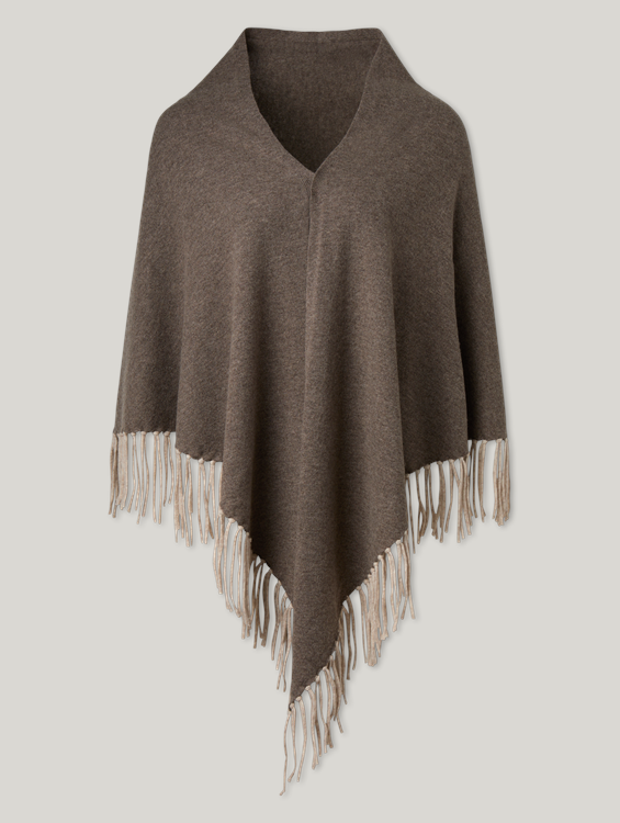 Bild von Poncho mit Kaschmir