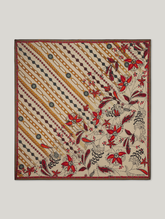 Bild von Wollschal mit Mixed Print