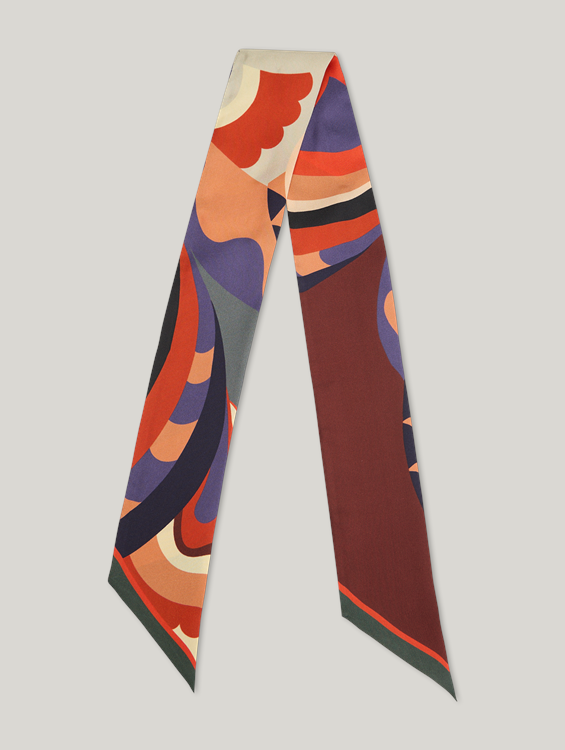 Image sur Foulard étroit en soie