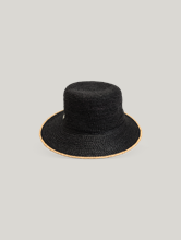 Image sur Cloche en raphia avec visière