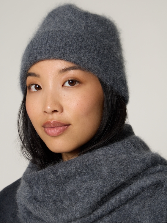 Bild von Kaschmirmütze mit Umschlag