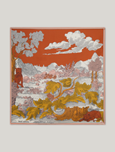 Bild von Schal mit Muster CARRE