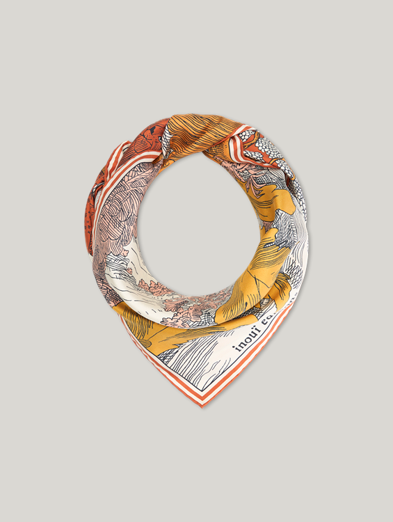 Bild von Schal mit Muster CARRE