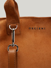 Bild von Handtasche aus Velours Leder