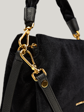 Image sur Sac à bandoulière en velours