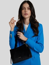 Image sur Sac à bandoulière en velours