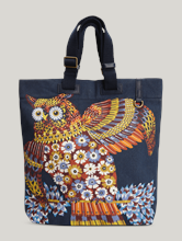 Image sur Sac tissu imprimé hiboux