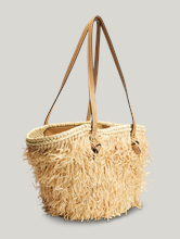 Bild von Tasche aus Stroh MIRTA