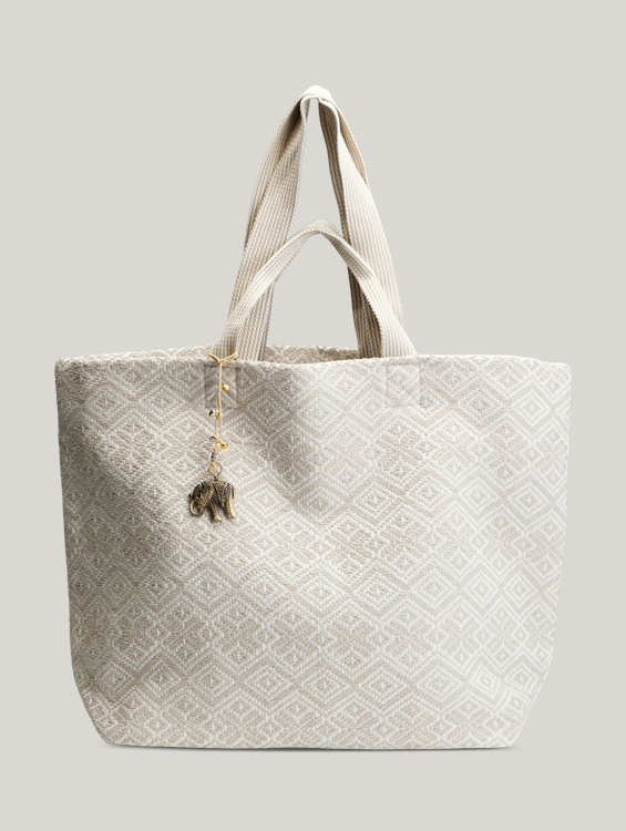 Image sur Cabas en jacquard