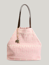 Bild von Shopper mit Jaquard-Muster