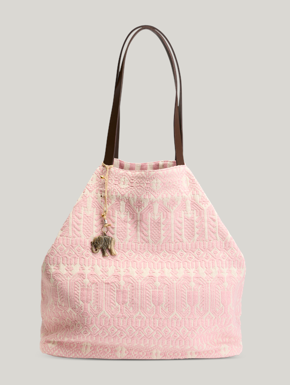 Bild von Shopper mit Jaquard-Muster