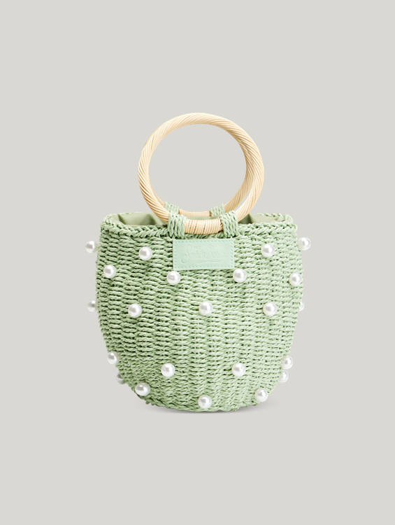 Bild von Henkeltasche RATTAN BUCKET