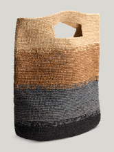 Bild von Handtasche aus Raffia MAORI