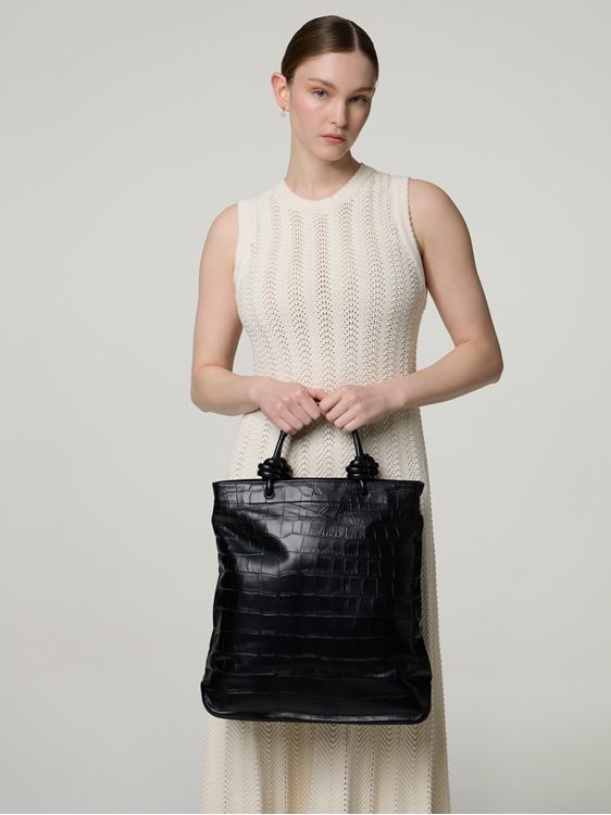 Image sur Sac à bandoulière LOOP SOFT CROCO
