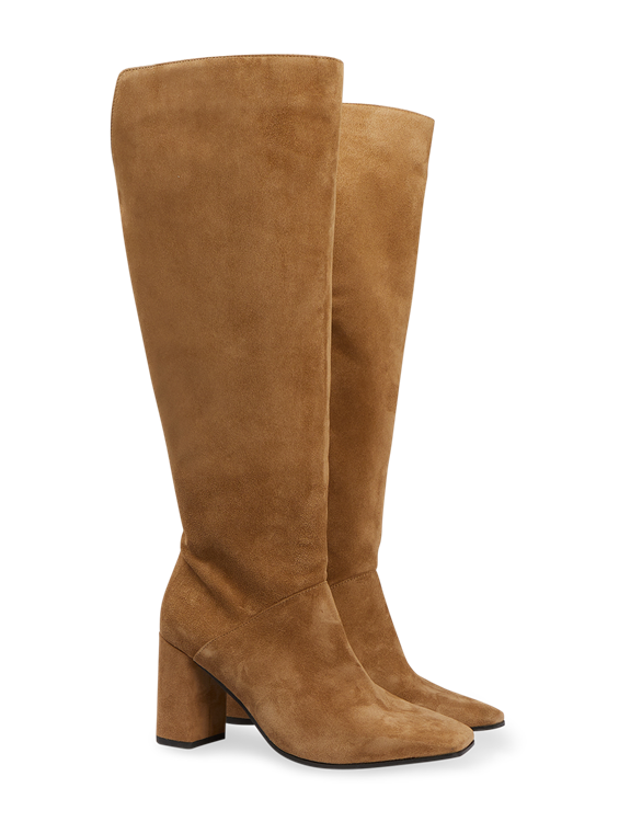 bottes en suede