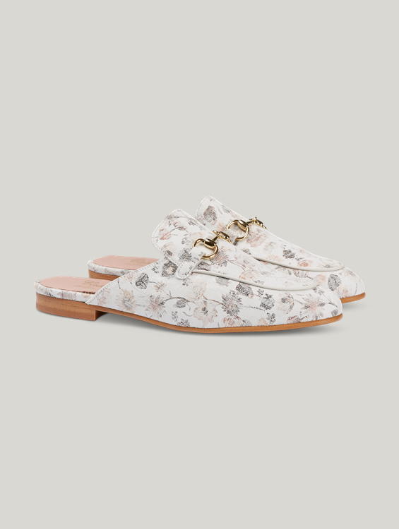 Bild von Slippers mit Flower-Print SAINT TROPEZ