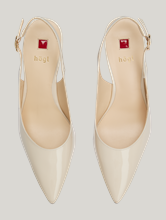 Image sur Escarpins Sling cuir vernis