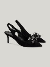 Bild von Slingpumps mit Broche