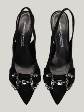 Bild von Slingpumps mit Broche