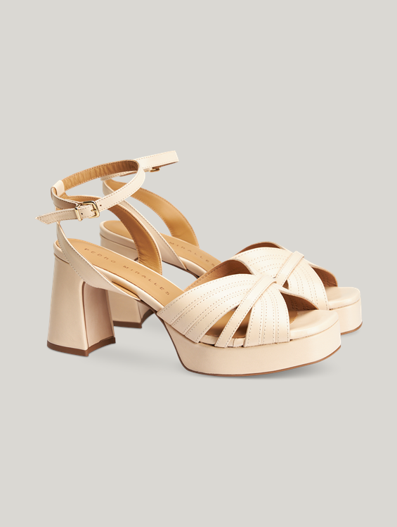 Image sur Sandalettes à plateau