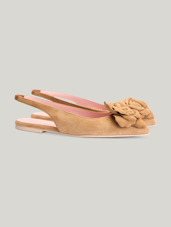 Bild von Slingballerinas aus Veloursleder