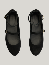 Bild von Ballerinas aus Velours EVELYN