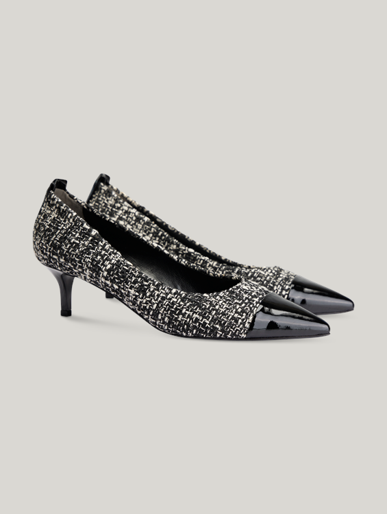 Bild von Pumps mit Tweed LONDON