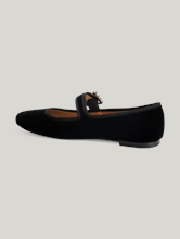 Image sur Mary-Jane Ballerines en velours